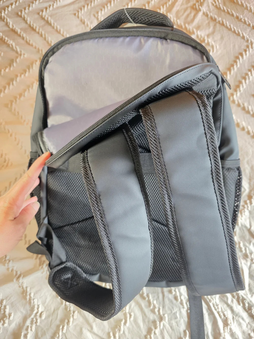 NWT Classic Black Men's Backpack with Padded Interior